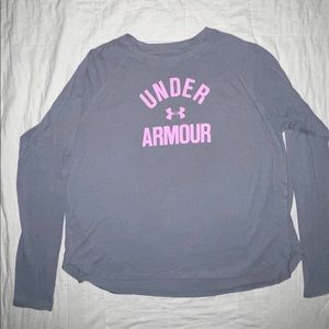 UA ladies Sz L long sleeve top